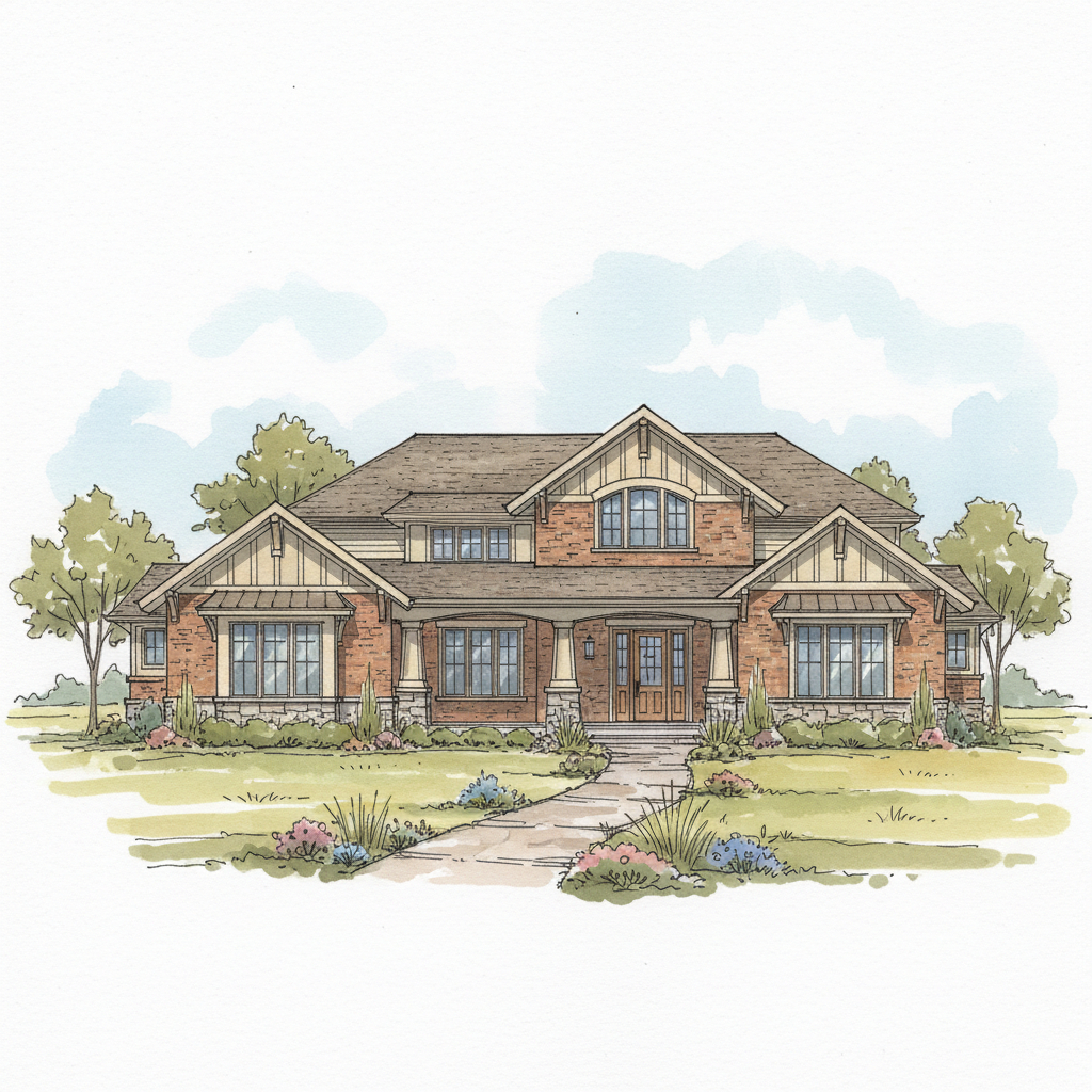 Classic Craftsman Prairie Retreat