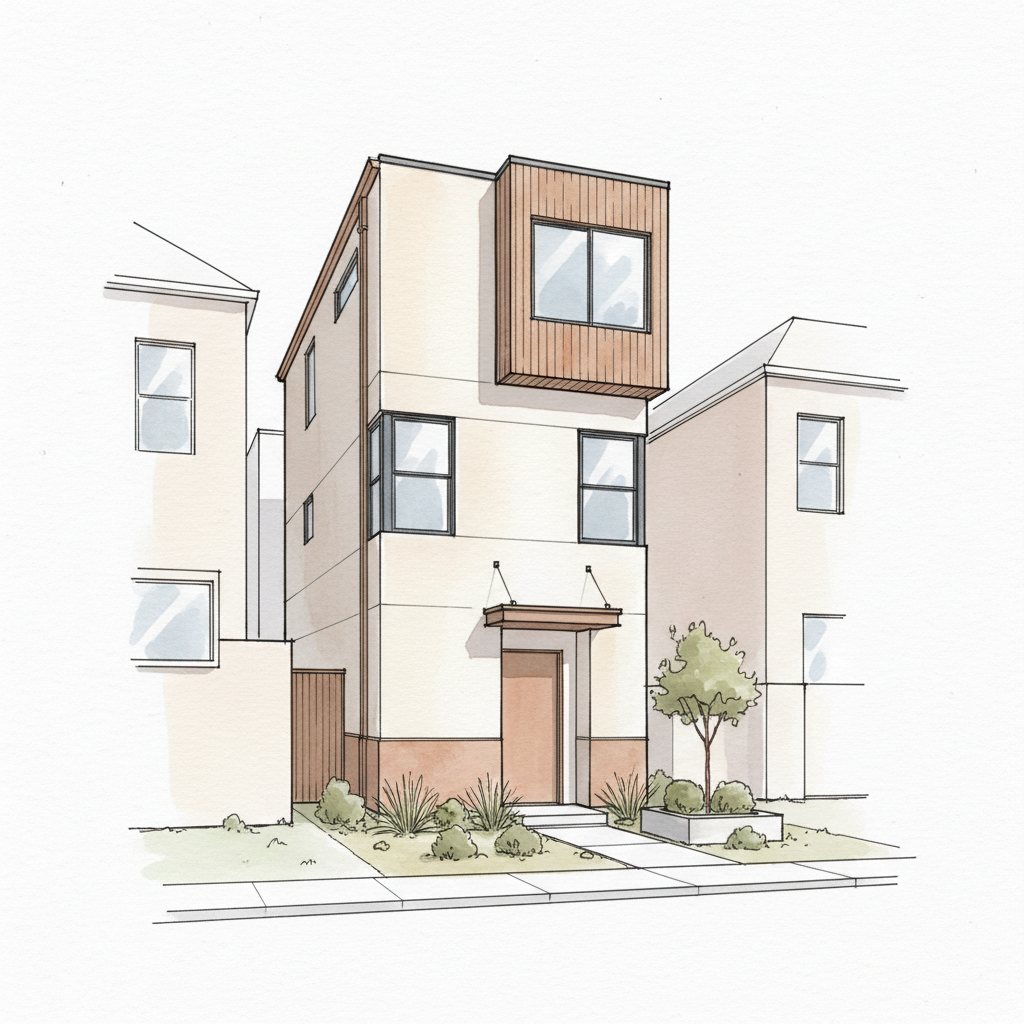 Warm Contemporary Urban Retreat